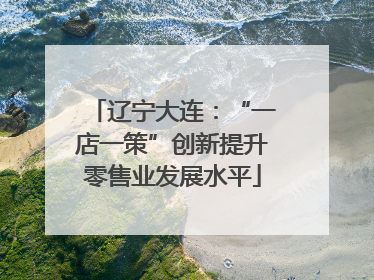 辽宁大连：“一店一策”创新提升零售业发展水平