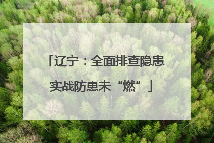 辽宁：全面排查隐患 实战防患未“燃”