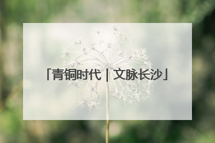 青铜时代｜文脉长沙