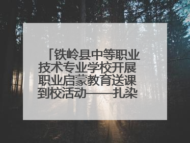 铁岭县中等职业技术专业学校开展职业启蒙教育送课到校活动——扎染艺术与电商营销走进熊官屯镇中心小学