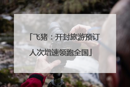 飞猪：开封旅游预订人次增速领跑全国