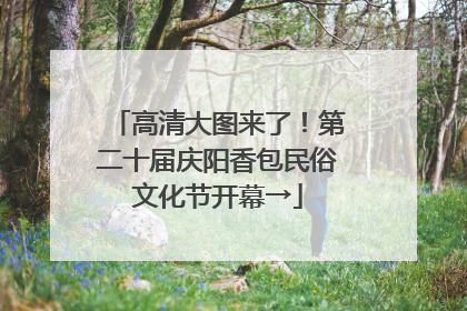高清大图来了！第二十届庆阳香包民俗文化节开幕→