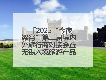 2025“今夜梁宵”第二届境内外旅行商对接会暨无锡入境旅游产品推介会成功举办