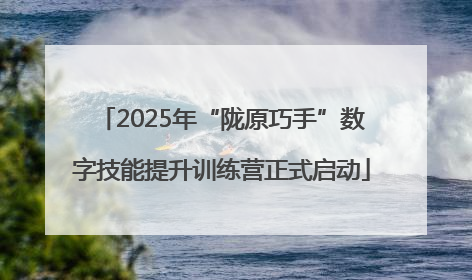 2025年“陇原巧手”数字技能提升训练营正式启动