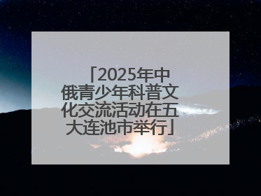 2025年中俄青少年科普文化交流活动在五大连池市举行