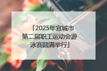2025年宜城市第二届职工运动会游泳赛圆满举行