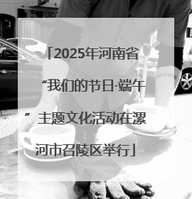 2025年河南省“我们的节日·端午”主题文化活动在漯河市召陵区举行