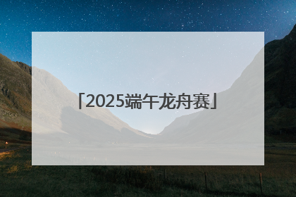 2025端午龙舟赛