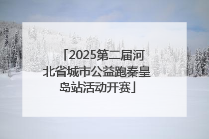 2025第二届河北省城市公益跑秦皇岛站活动开赛